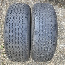 Pair 235/70/15 101V Avon Turbosteel 70 tyres 3.6 - 4.95mm tread DOT 419