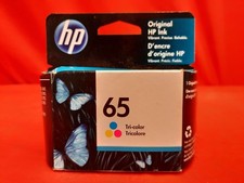 HP 65 Tri-Color Ink Cartridge For HP Deskjet Envy AMP Brand New 0099