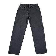 Vintage Levi's 550 Jeans Mens 32x30 Black Relaxed Fit Tapered Denim Y2K