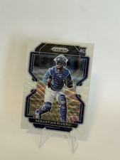 Sebastian Rivero—2022 Panini Prizm #108 Rookie Card White Wave Prizm Royals RC 
