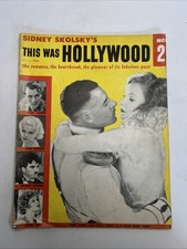 1955 Sidney Skolsky&rsquo;s This Was Hollywood Magazine Vintage Ads Clara Bow
