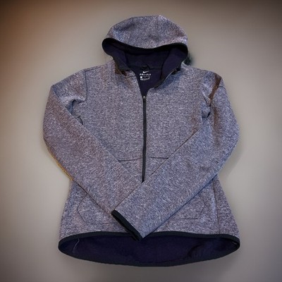 Nike Dri Fit Women s Fitted Zip Up Jacket Hoodie Purple Small