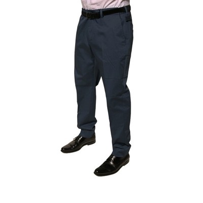DOLCE & GABBANA Pants Dark Blue Cotton Stretch Skinny Trouser IT44
