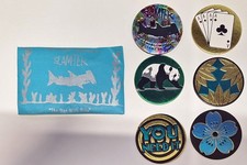 Slamtek Slammerhead Technology H.B./CA Pogs vintage pack pog milk caps Set of 6