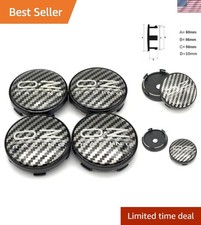 4pcs Oz Racing Wheel Center Caps 60mm For Stylish Carbon Rim Enhancements