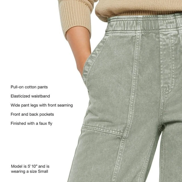 Gap Women's Pull-On Pant Size L Green - Image 4 of 4