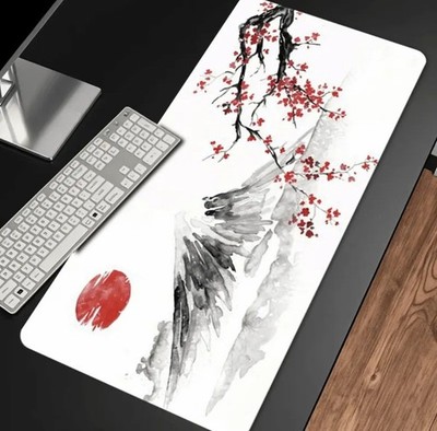Gaming Mauspad XXL Anti-Rutsch Mousepad Schreibtisch Poster,90x40 cm.Japan4647  