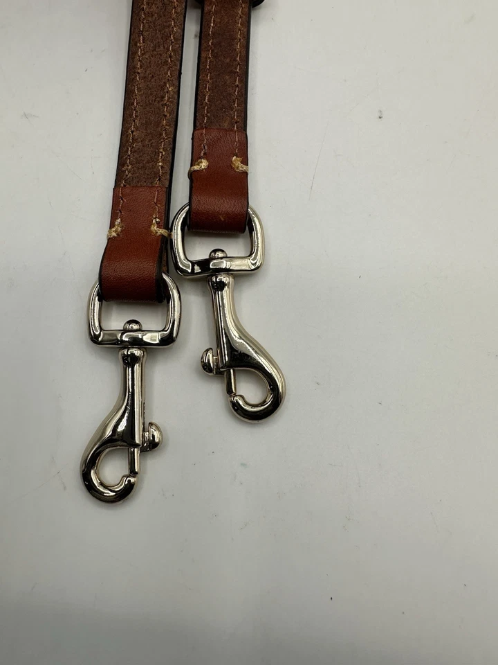 Alça de substituição ajustável de couro marrom Dooney e Bourke. - Imagem 3 de 4