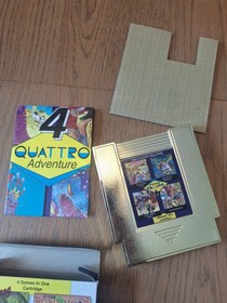 Quattro Adventure Nintendo NES Complete CIB Very Nice!