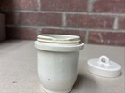 Vintage The Kitchener Egg Cup Glazed Stoneware England Coddler Screw Cap — photo 2