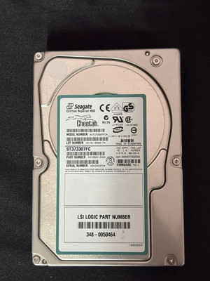 ST373307FC  - 9V3004-030 - LSI PN 348-0050464 - 73GB SAS Disk Drive - 2Gbps