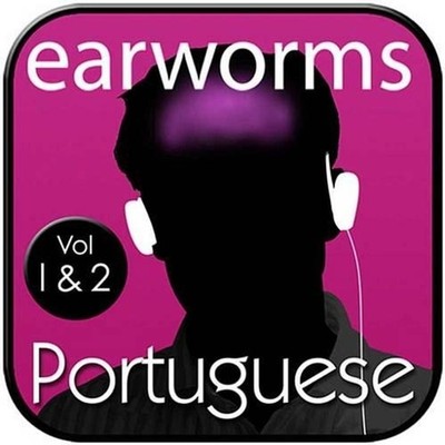 Rapid Portuguese, Vols. 1 & 2 by Earworms Learning (English) Compact Disc Book