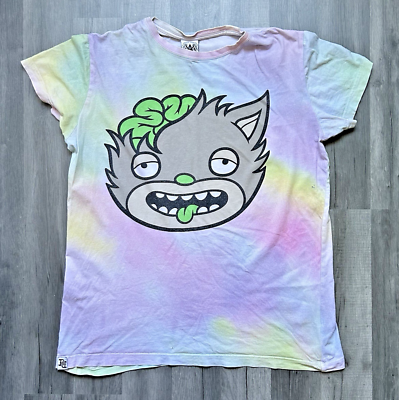 Drop Dead M T-Shirt Cat Kitty Monster Logo Alternative Emo Oli