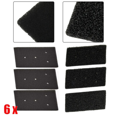 6x Schwammfilter HX für Bauknecht / Whirlpool Trockner 481010716911 Filter