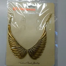 Fashion Jewellery Necklace Gold Colour Metal 