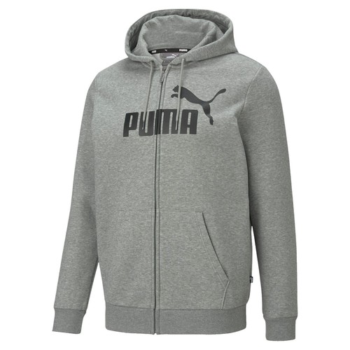 Mens Puma Hoodie Hooded Zip Sweatshirt Hoody Jumper Pullover Top - Grey |  eBay