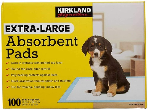 Kirkland Signature Extra-Large Absorbent Pads, 200 Large Pads, 30x23 - Picture 2 of 3