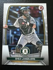 Shea Langeliers 2023 Bowman Card RC #3 Oakland Athletics