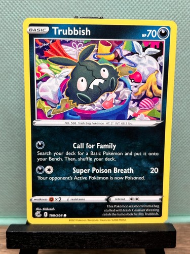Pokemon TCG: Trubbish 168/264, Fusion Strike