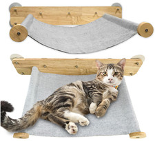 New Cat Wall Hammock 23 x 14 inches Easy Install with Peg-Free Stickers No Drill