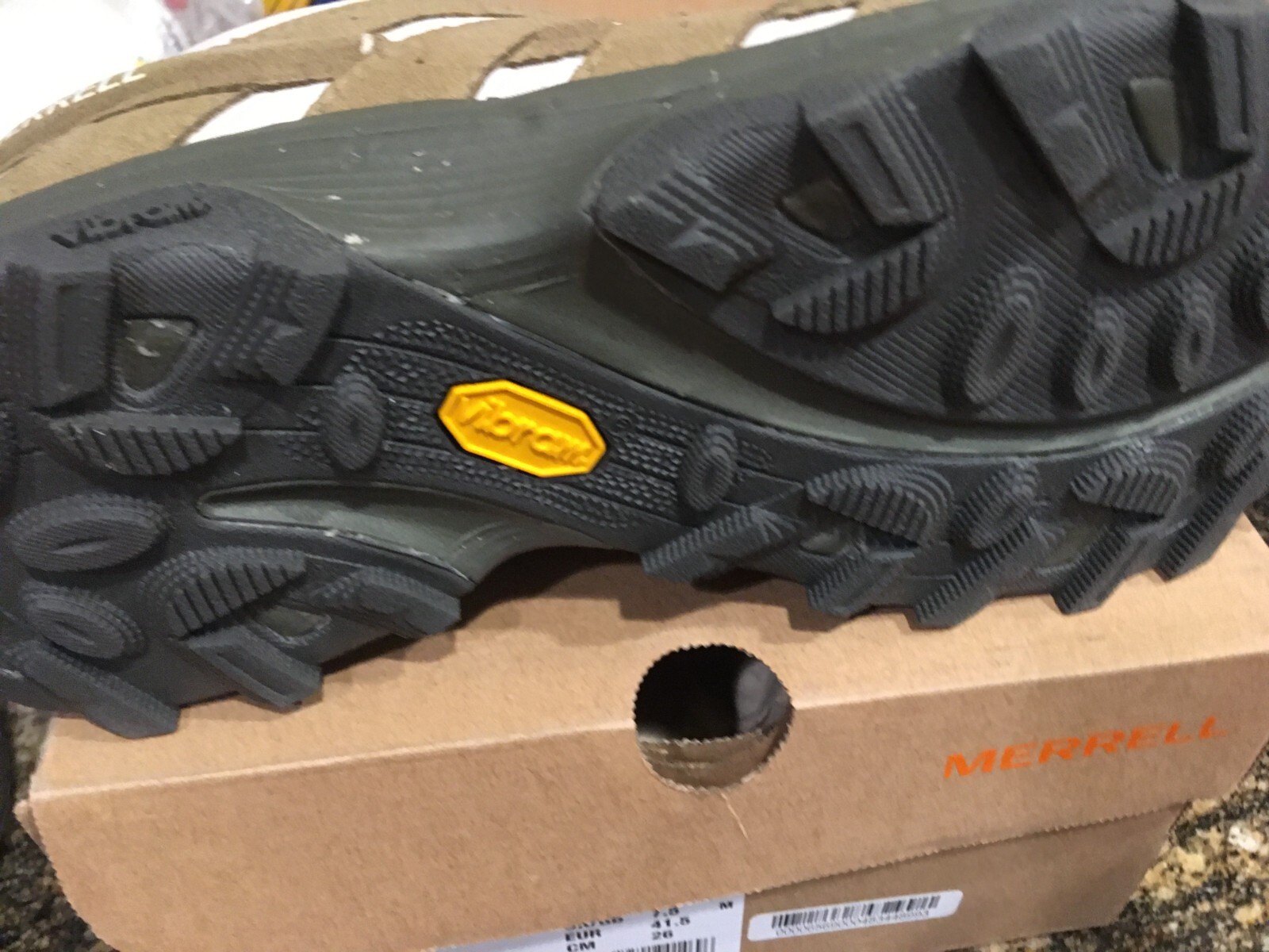NUOVE $200 scarpe da trail running Merrell Moab Speed Zip Goretex 1TRL taglia 8