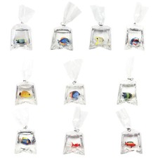 BLUK 20Pcs Resin Fish Charms DIY Jewelry Maki...