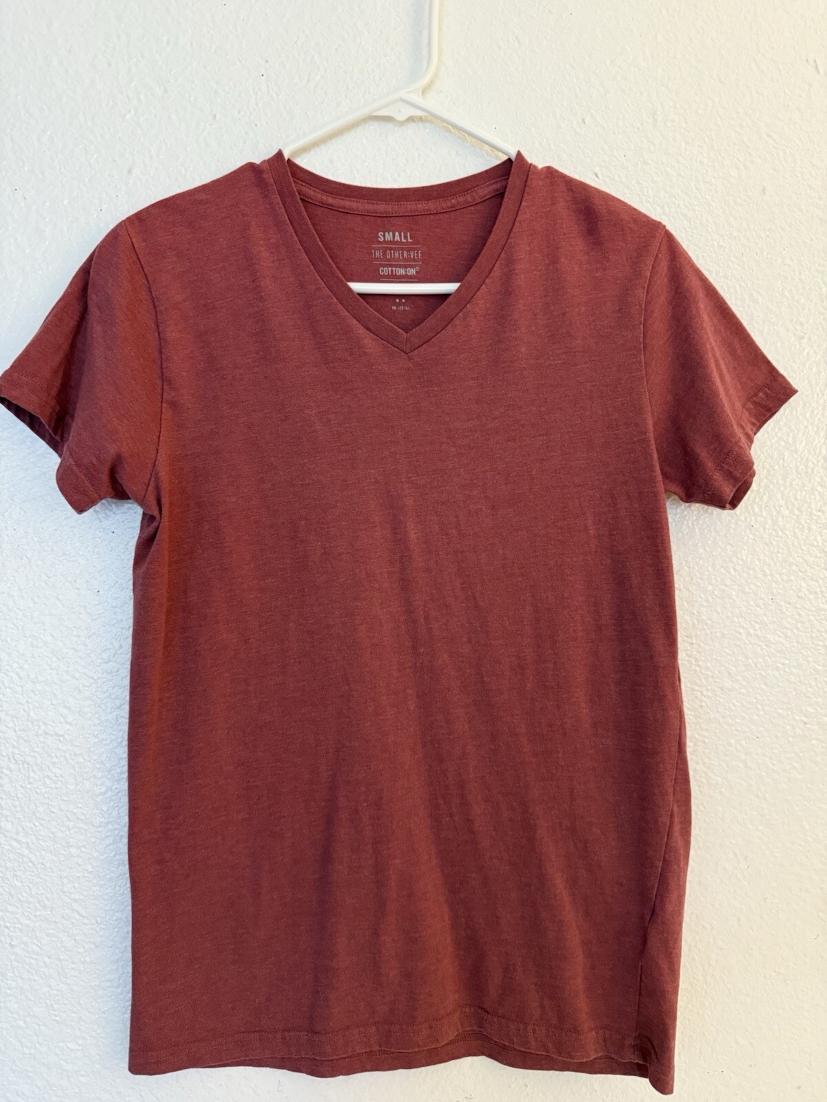 ALTRA The Other Vee Camicia Uomo Scollo V Taglia S Rossa