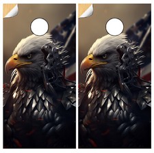 C319 Eagle Cornhole Board Wraps LAMINATED Wrap Decals Vinyl Sticker Skins