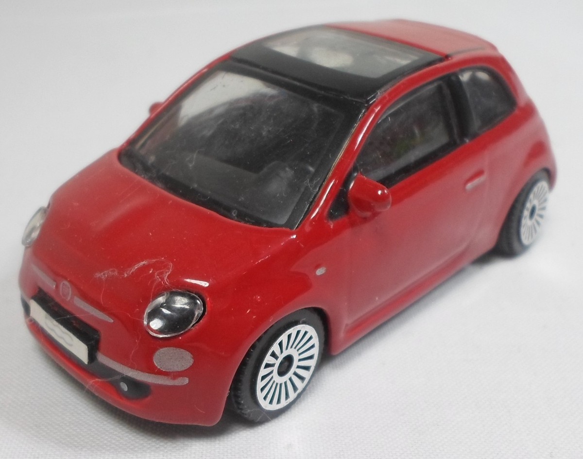BURAGO VTG RED FIAT 500 1/43 1:43 DIE-CAST TOY CAR | eBay