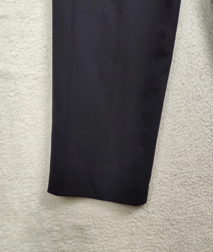 Pantalones plisados Valerie Stevens Collection para mujer 10 negros 100 % lana pura Foto 4 de 4