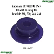 Automann M136001UB Poly Exhaust Bushing for Peterbilt 348, 379, 388, 389