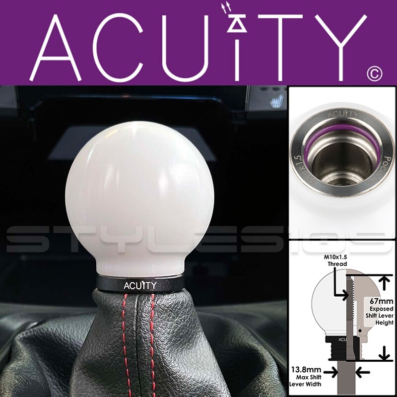 Acuity 1952-WHT POCO Insulated Low-Profile Shift Knob