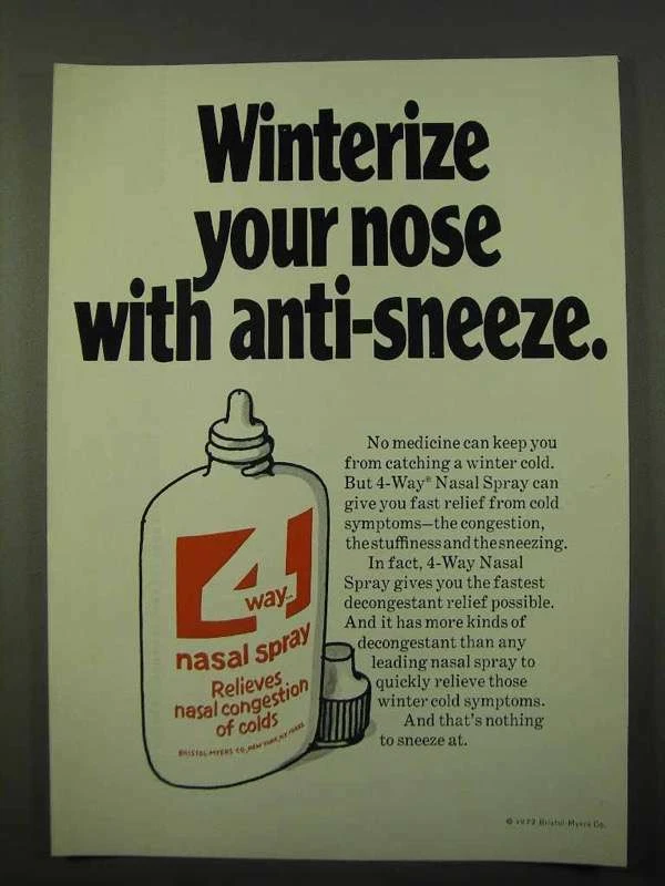 Four way nasal clearance spray