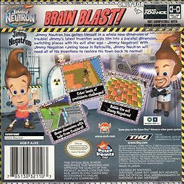 Adventures of Jimmy Neutron, Boy Genius vs. Jimmy Negatron (Nintendo Game Boy Advance, 2002)