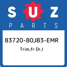 83720-80JB3-EMR Suzuki Trim,fr dr,l 8372080JB3EMR, New Genuine OEM Part