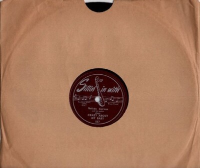 Norman Carson - Crazy About My Baby /  My Baby Left Me 10'' 78