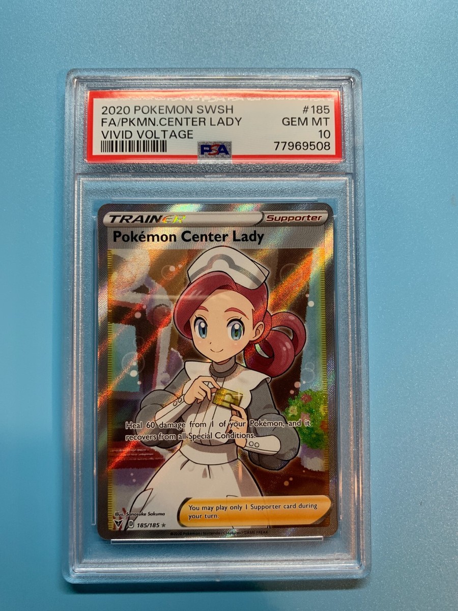 Pokémon TCG Pokemon Center Lady Vivid Voltage 185/185 Holo