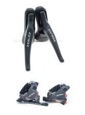 Shimano GRX 2x12 ST-BR-RX820 Hydraulic Disc Shifter/Brake Lever  Caliper READ