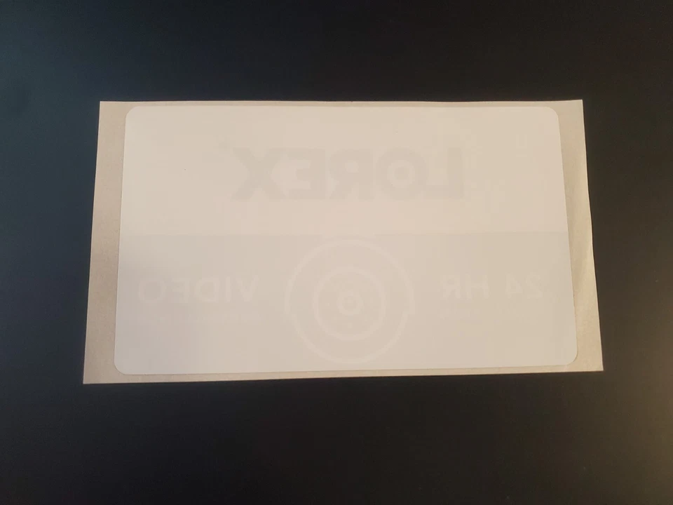 6 adesivos para janela LOREX   - Imagem 3 de 3