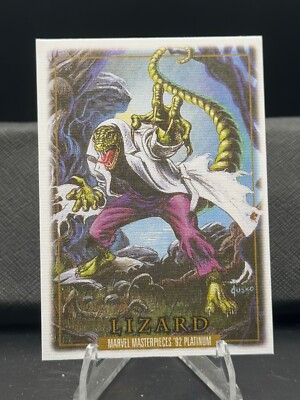 2024 Marvel Masterpieces '92 Platinum - Lizard, #41 - Canvas