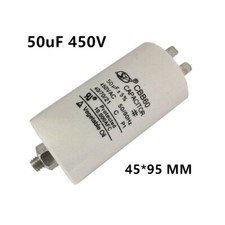 CBB60 50MFD 50uF 450V 450VAC Start Capacitor Motor HVAC For Washer Screw 45 95