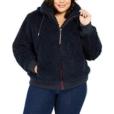 tommy hilfiger fuzzy jacket