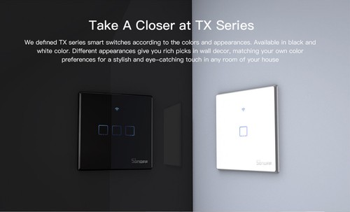 Sonoff Smart Switch Home WiFi Touch Wall Panel For Amazon Alexa Google 1/2/3Gang - Picture 6 of 36