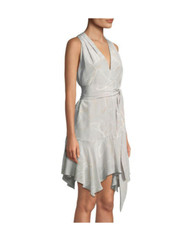  $345 NEW with Tags Halston Heritage V-neck Floral Print Dress Size 10