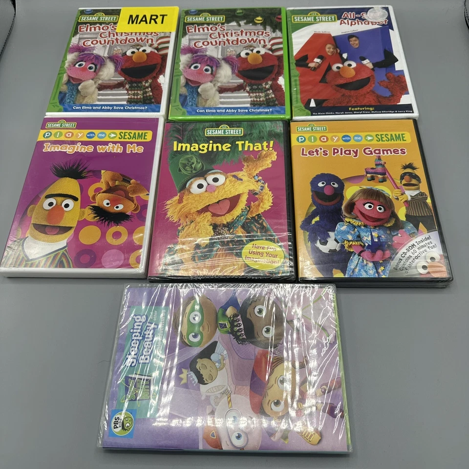 PBS & Sesame Street DVD Bundle - NEW and SEALED - Rare OOP Titles Foto 3 de 3
