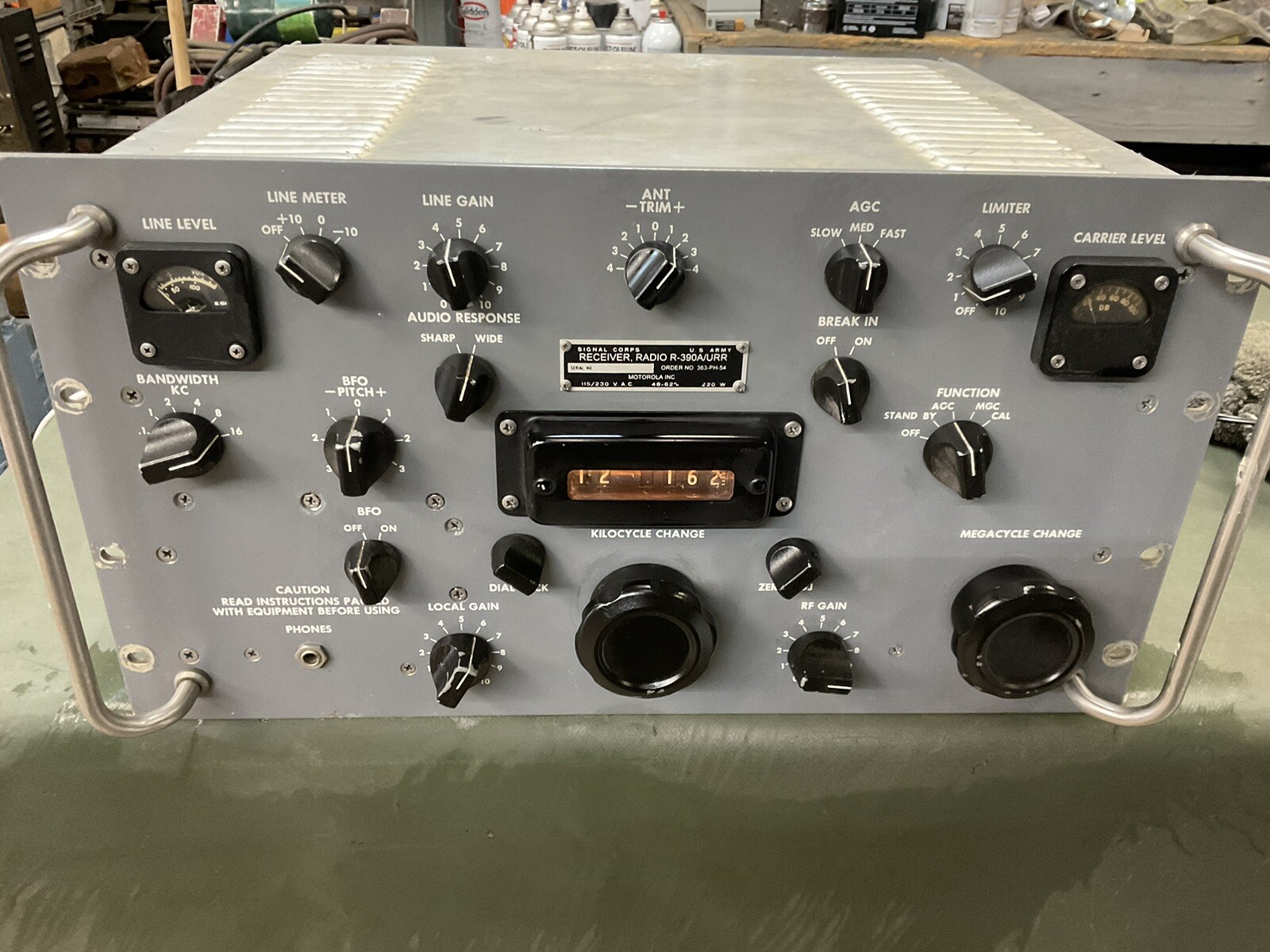 Military Radio Motorola R390a Hf Receiver Similar To Collins R390 eBay