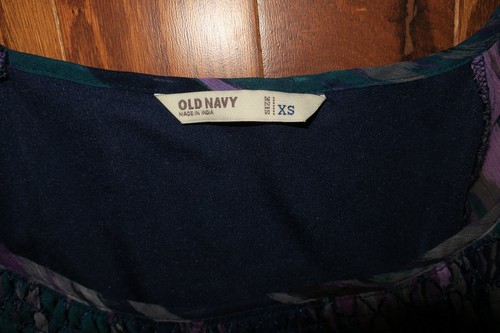 XS 4 6 OLD NAVY Summer Dress OFFICE COCKTAIL 37" Lenght A-Line Fully Lined - Picture 3 of 3