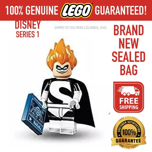 Lego Minifig Disney Series 1 - Syndrome - New Sealed Bag, Free Shipping