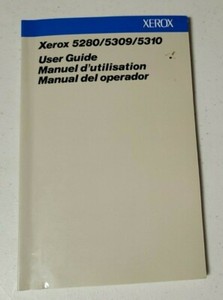 1993 XEROX COPIER USER GUIDE for 5280 5309 5310 Copiers Instruction Book Manual