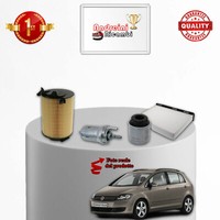 Set Service 4 Filter VW Golf Plus 1.2 TSI 63KW 86CV Von 2010->